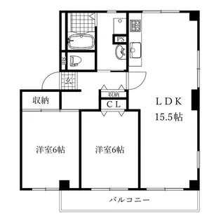 フィレンツェ一宮北【2階】の間取り