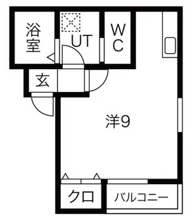 アルクレア加古川【1階】の間取り