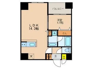 増田屋ビル【6階】の間取り