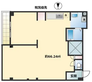 茅ヶ崎シーサイドパレス【2階】の間取り