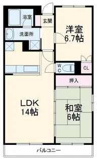 ベルテ相川【5階】の間取り