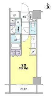 コンフォリア新宿御苑II【3階】の間取り