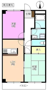 ウエストサイドレジデンス【3階】の間取り