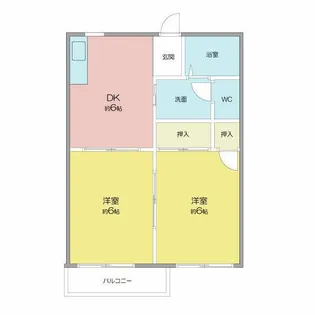 パピヨンスリー【2階】の間取り