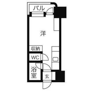アン・セリジェ壱番館/弐番館【1階】の間取り