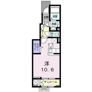 レグルス【1階】の間取り