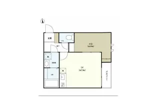 Azul旭ヶ丘【1階】の間取り