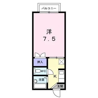 コーポヒデ【2階】の間取り