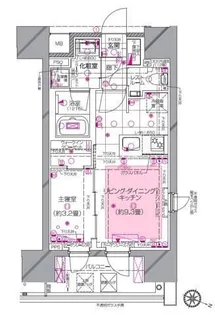 ピアース渋谷WEST【2階】の間取り