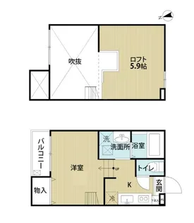 ルミエール【1階】の間取り