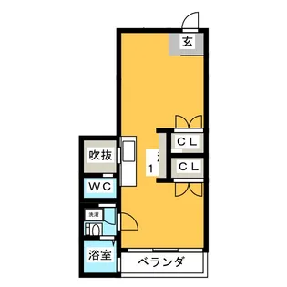 エフ・シャープ【1階】の間取り