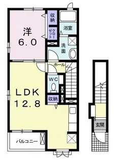 モデルノ【2階】の間取り