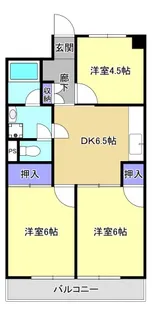 フェローシップ弐番館【2階】の間取り