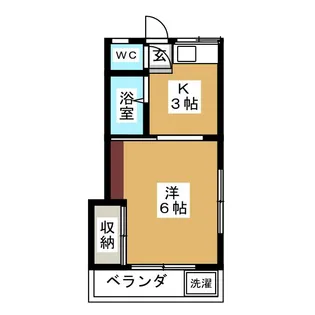吉山苑【2階】の間取り