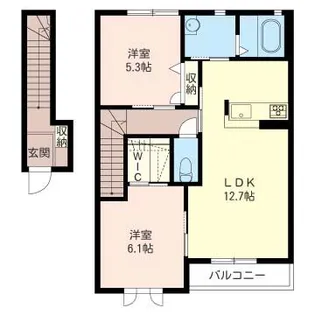 クレアージュ【2階】の間取り