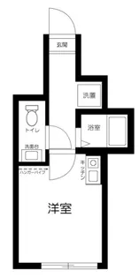 ミューシグ富士見台【1階】の間取り