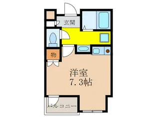 第6浦濱ヴィレッジ【5階】の間取り