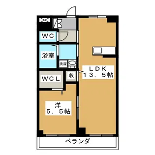 クローネハイムIII【2階】の間取り