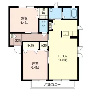 シャルマン【2階】の間取り