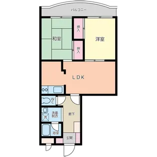 パレスサンベール 1【3階】の間取り