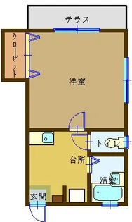 光ハイツ【2階】の間取り