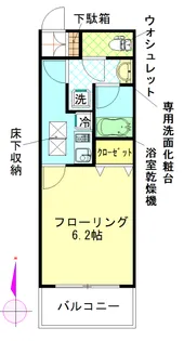 デザイナーズマンション TGH弐番館【1階】の間取り