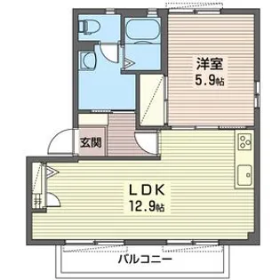 コスモパレス昴 I棟【2階】の間取り