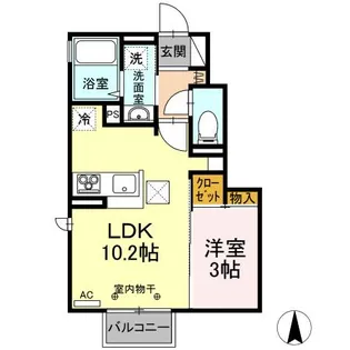 柊 01.07【1階】の間取り