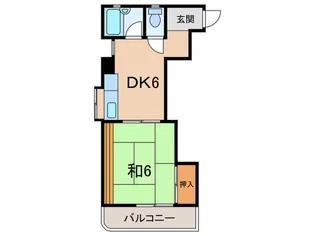 プチパレス【2階】の間取り