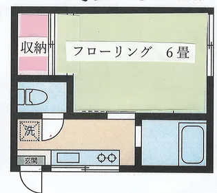 メゾンブランシュ【1階】の間取り