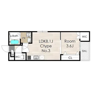 AVANTIO香里園【1階】の間取り