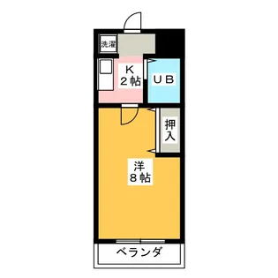 コガネTコーポ【4階】の間取り