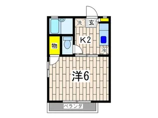 ドミールM・Y【2階】の間取り