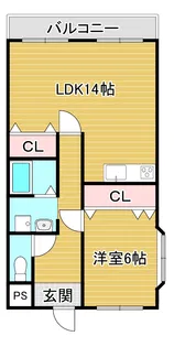 エクセレント上桂【3階】の間取り