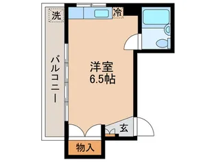 植竹ハイツ【4階】の間取り