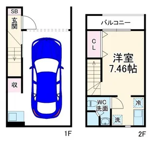 The Bliss Fort URAWAの間取り