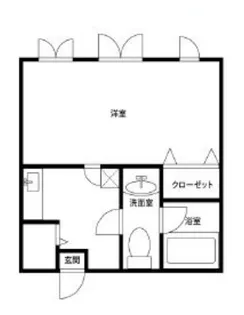 葵ハイツ【2階】の間取り