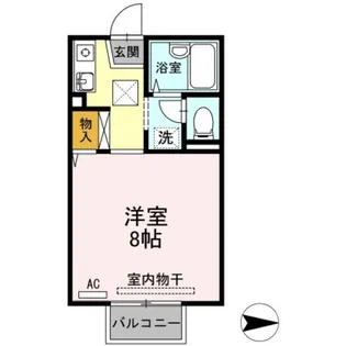 マ・メゾン津島福居【1階】の間取り