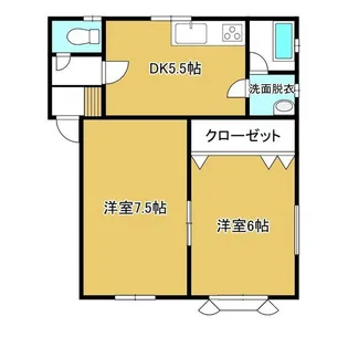 サファイスアベニュー1【1階】の間取り