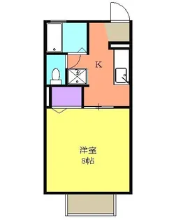 アネックス天王【1階】の間取り