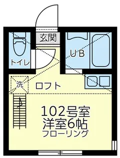 ユナイト新子安パサージュの杜【2階】の間取り