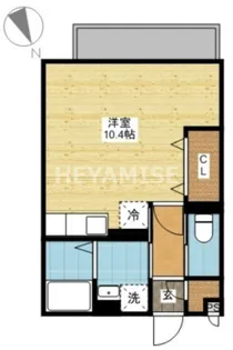 シエルガーデン【1階】の間取り