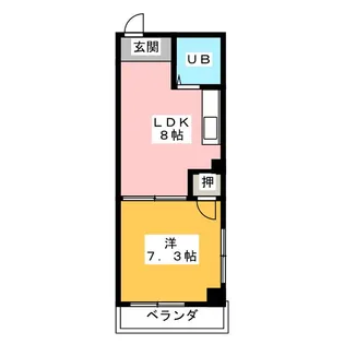 幸繁ビル【3階】の間取り