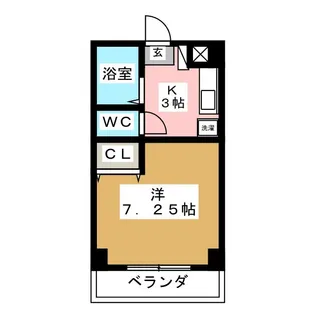 417ハイツ【2階】の間取り