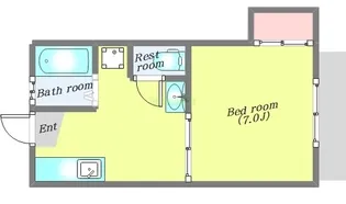 パレス中村【1階】の間取り