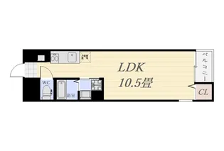GRANVERDE SHIMOARATAII【4階】の間取り