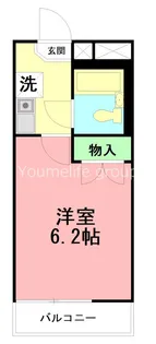 クラージュ湘南【4階】の間取り