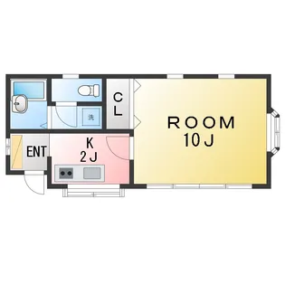 ビッグイン磯子【1階】の間取り