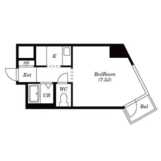 レ・ミュウゼ花の木【2階】の間取り
