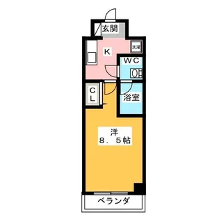 GRAN PASEO 神楽坂【5階】の間取り